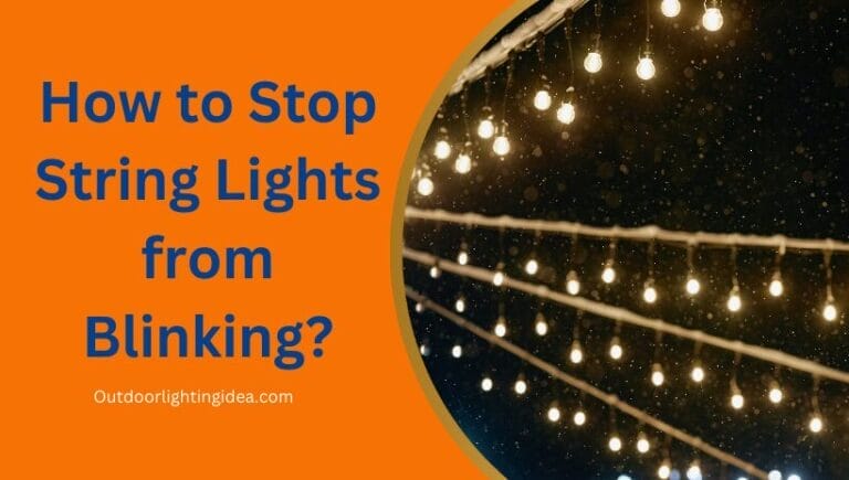 How to Stop String Lights from Blinking?